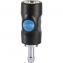 Raccord rapide mono impulsion pour flexible
