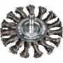 Brosse métallique circulaire fil acier torsadé 75mm BRS 600Z